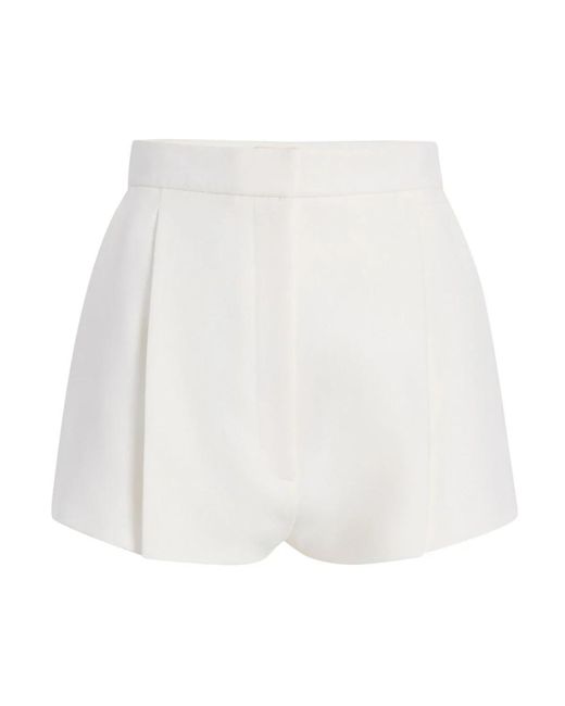 Khaite White Stylische sommer shorts