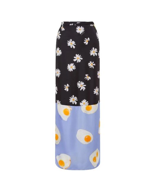 Moschino Blue Maxi Skirts