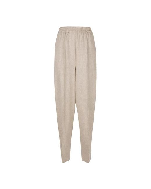 Fabiana Filippi Natural Straight Trousers