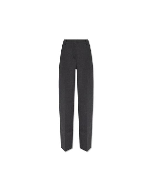 Theis pantalones anchos con pliegues delanteros Birgitte Herskind de color Black