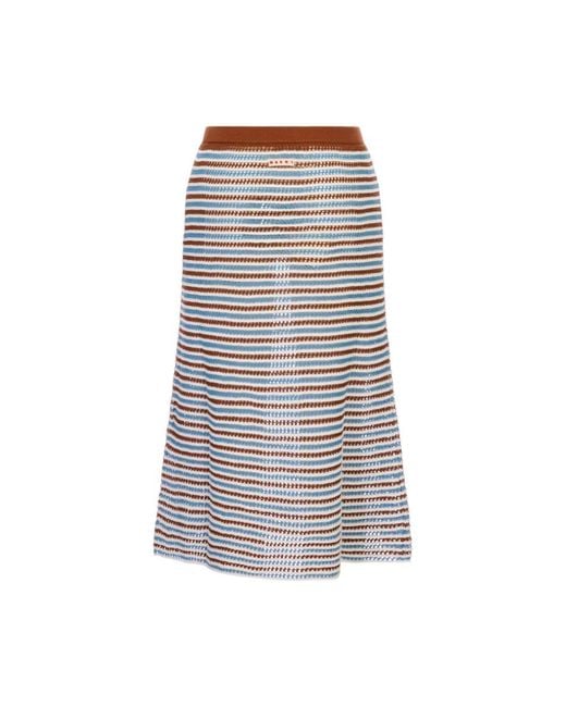 Marni Gray Midi Skirts