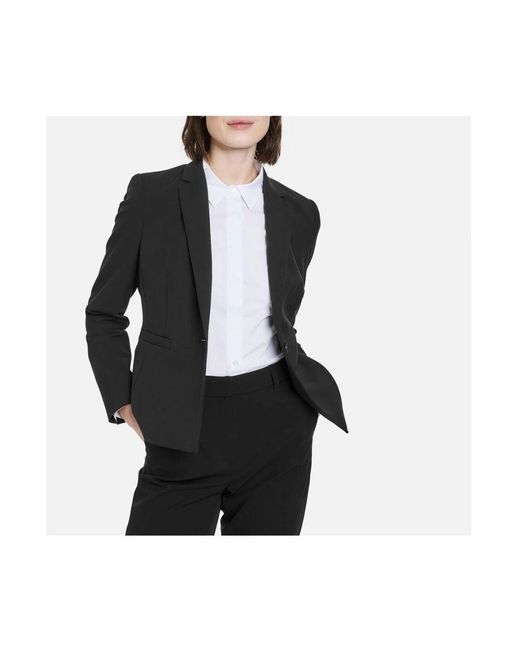 Taifun Black Blazer Mit Langarm