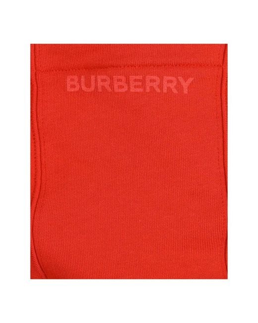 Burberry Liebe kapuzenpullover roter druck in Red für Herren