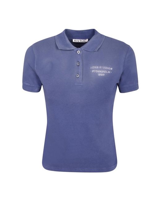 Acne Polo in het Blue