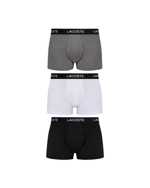 Lacoste 3-Pack Trunks in het Gray voor heren