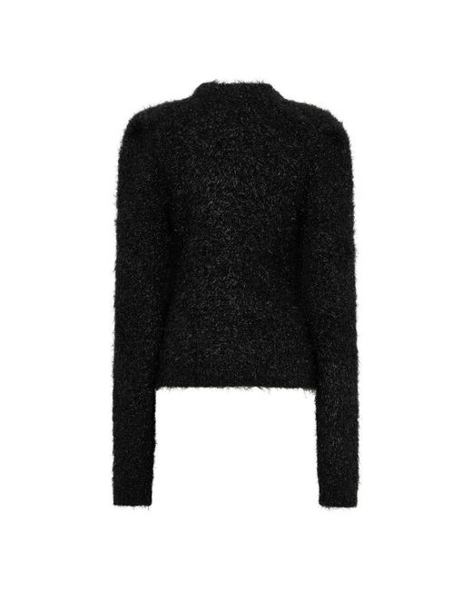 Alberta Ferretti Black Round-Neck Knitwear