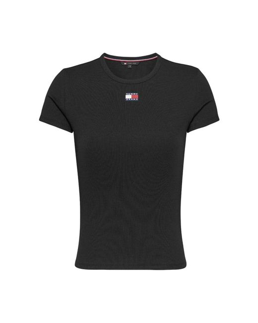 T-Shirts Tommy Hilfiger en coloris Black