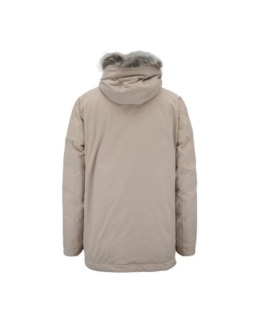 Herno Gray Winter Jackets for men