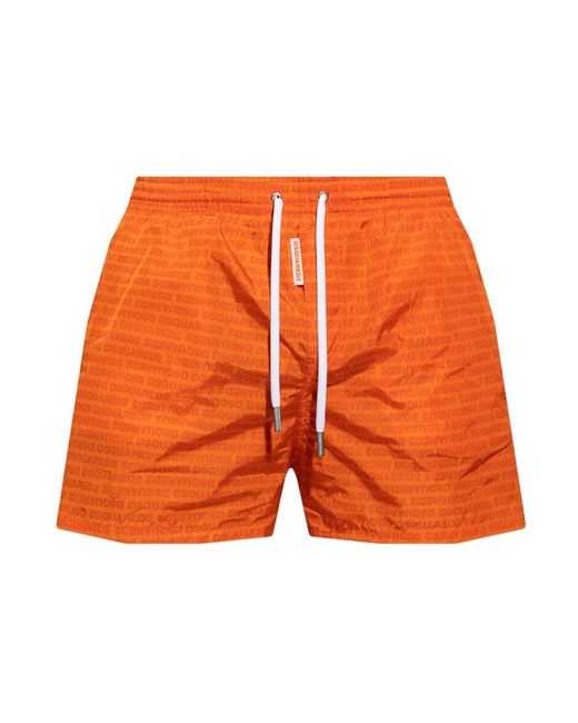 DSquared² Orange Beachwear for men