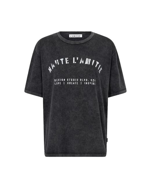 T-Shirts Haute L'Amitié de color Black
