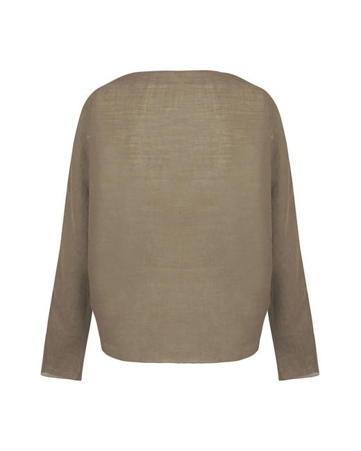 Cortana Gray Blouses