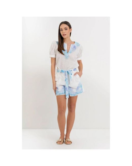 Kocca Blue Casual Shorts