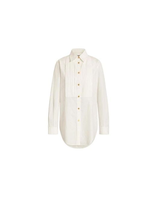Alberta Ferretti White Tunics