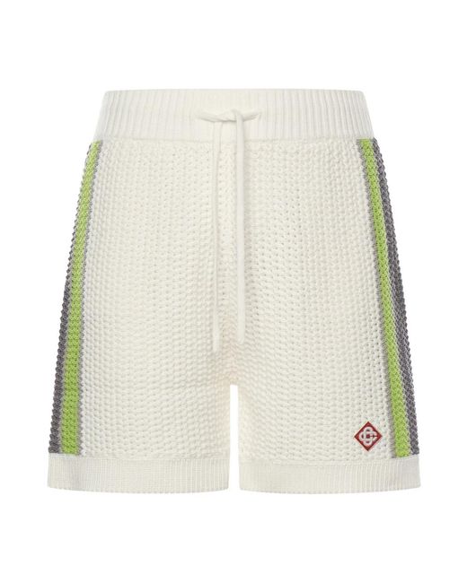 Casablanca White Casual Shorts for men