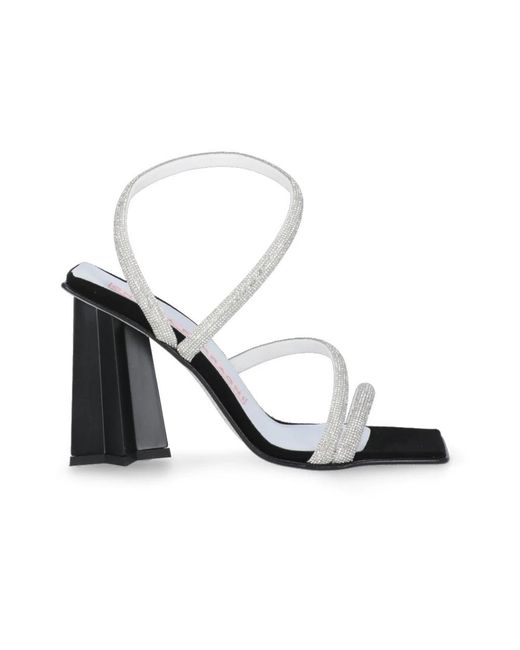 Chiara Ferragni White High Heel Sandals