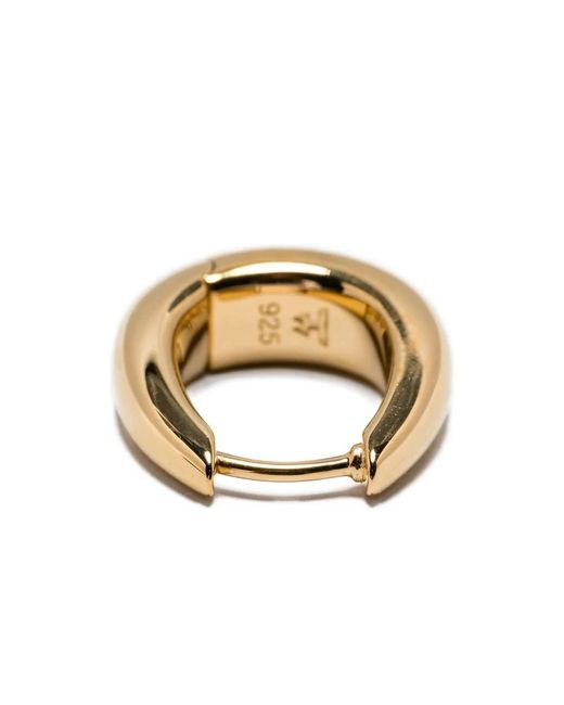 Tom Wood Goldene Hoop-Ohrringe Mit Scharnierverschluss in Metallic für Herren