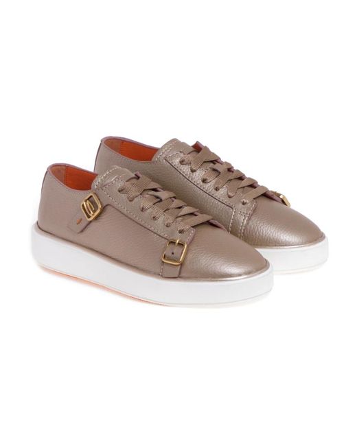 Santoni Gray Sneakers