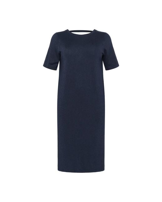 Midi Dresses Kaffe de color Blue