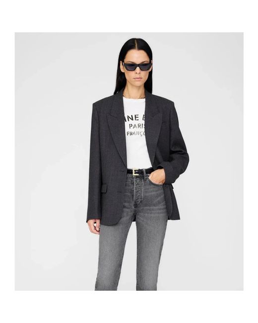 Anine Bing Black Blazers