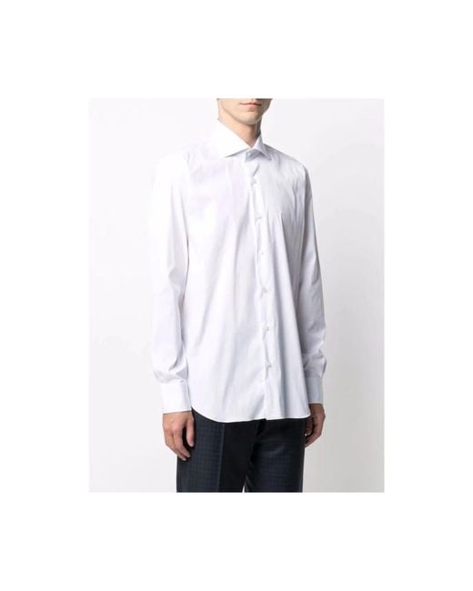 Formal Shirts Barba Napoli de hombre de color White