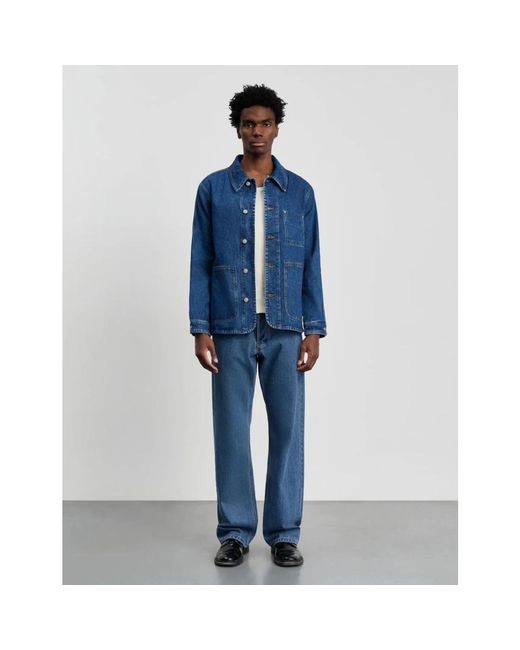 Another Aspect Blue Denim Jackets for men