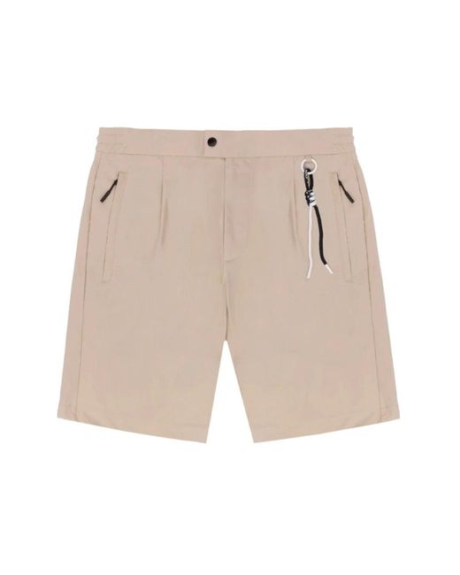 People Of Shibuya Basis bermuda shorts in Natural für Herren