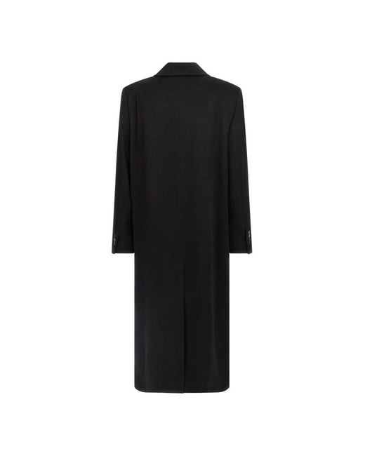 Loulou de Saison Black Double-Breasted Coats