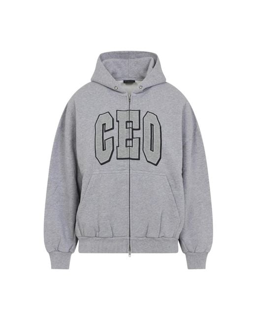Balenciaga Gray Zip-Throughs