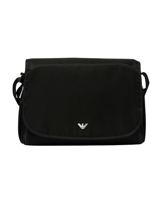Emporio Armani Black Messenger Bags