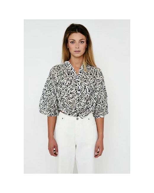 Blouses & shirts > blouses Moscow en coloris Gray