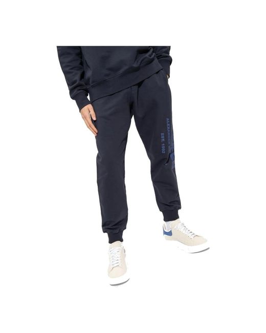 McQueen Blue Sweatpants for men