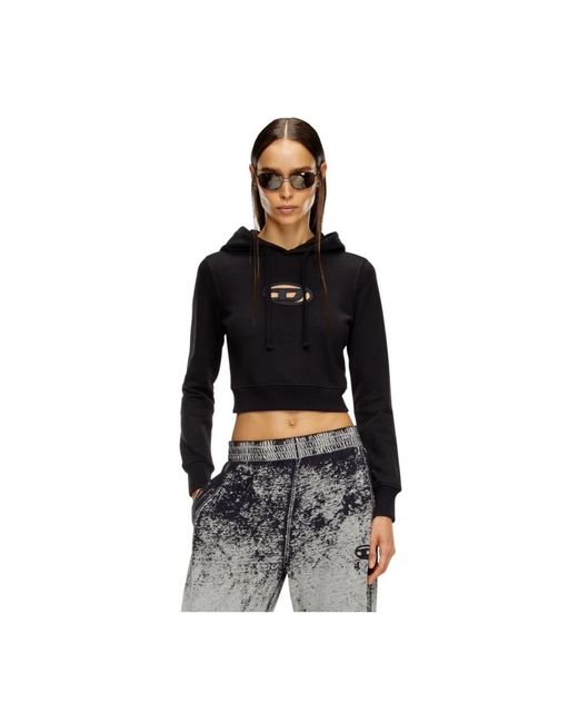 DIESEL Black Hoodies