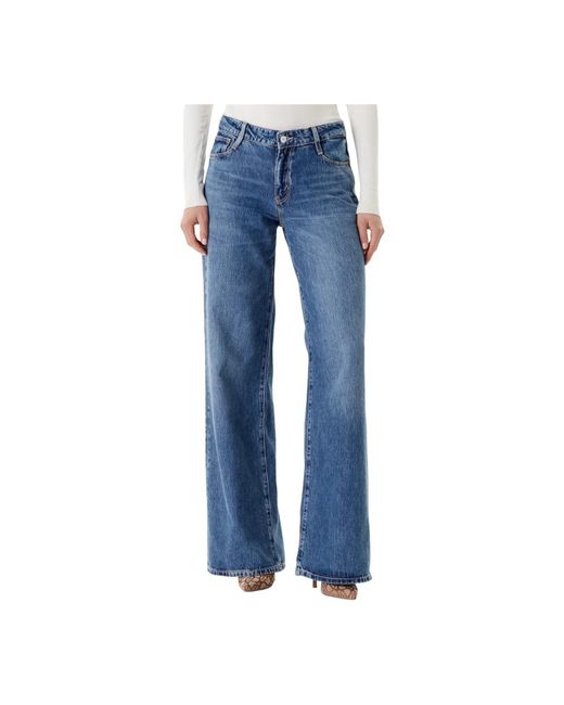 Guess Wide Jeans in het Blue