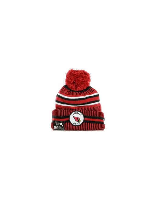 KTZ Accessoires ,Veelkleurig ,Sport Gebreide Pom Pom Hoed in het Red voor heren