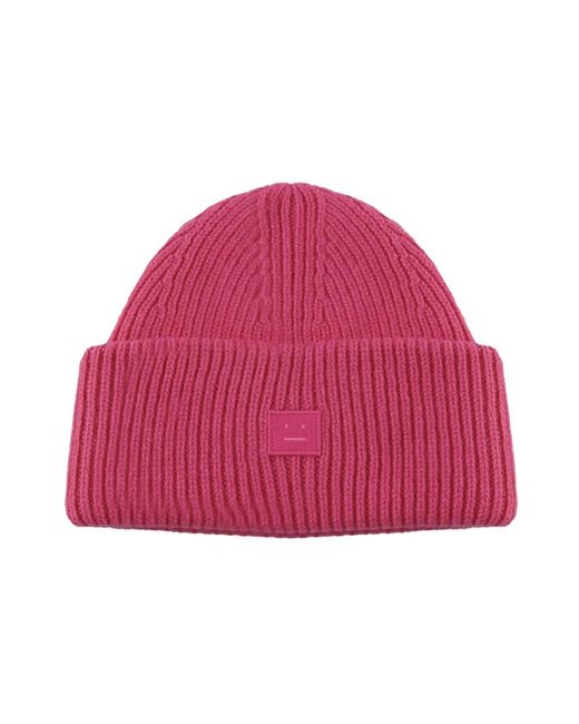 Acne Pink Beanies