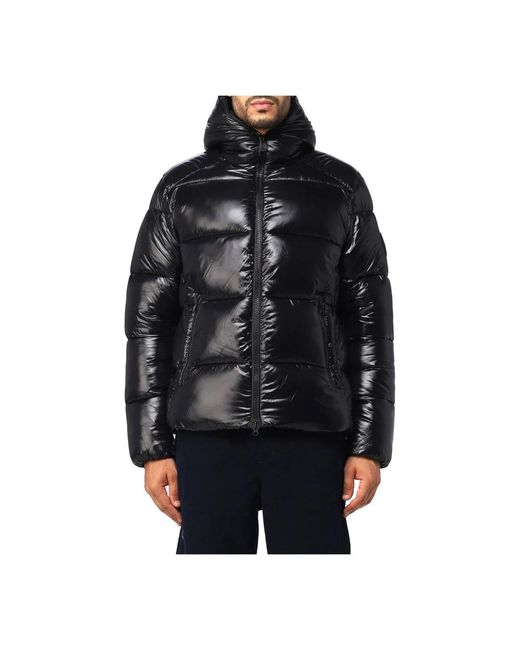 Save The Duck Black Winter Jackets for men