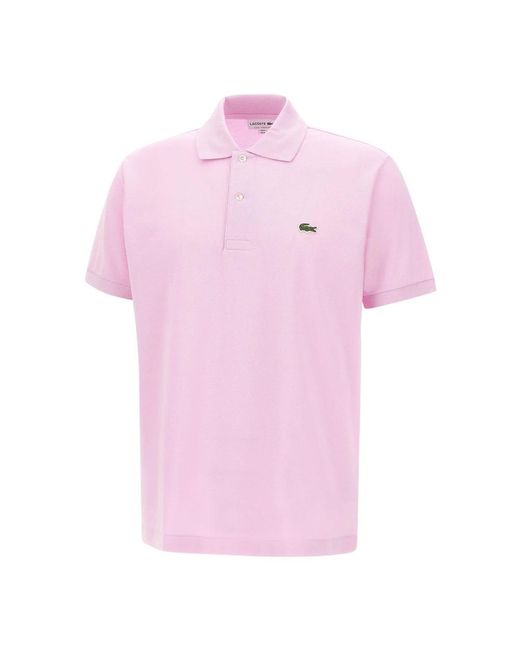 Lacoste Pink Polo Shirts for men
