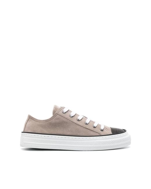 Brunello Cucinelli Natural Sneakers