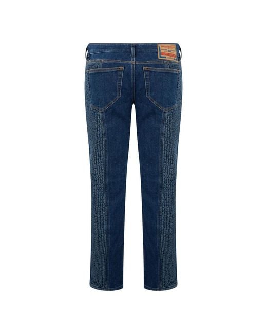 DIESEL Blue Straight Jeans