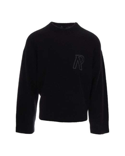 Represent Logo Sweater in het Black voor heren