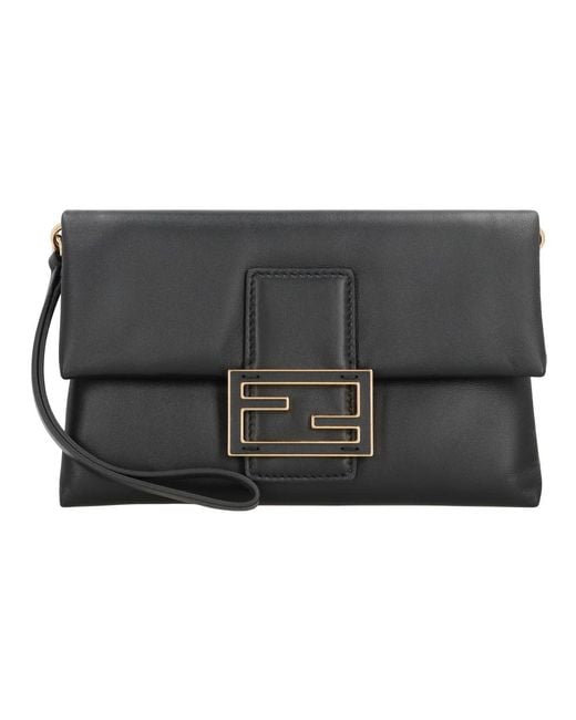 Fendi Black Clutches