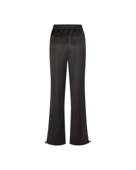 MARC AUREL Gray Schwarze Satin-Stretch-Hose Für Damen