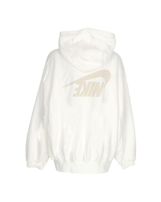 Nike White Zip-Throughs