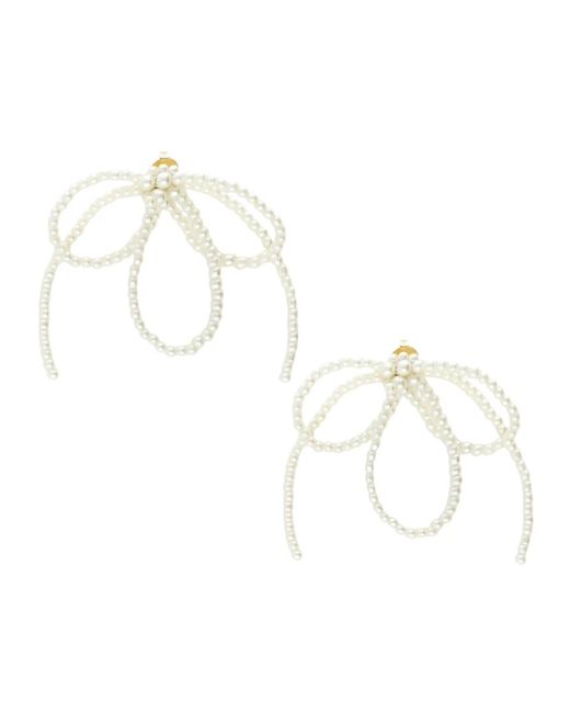 LOTT.gioielli Metallic Qu Bow Of Pearls