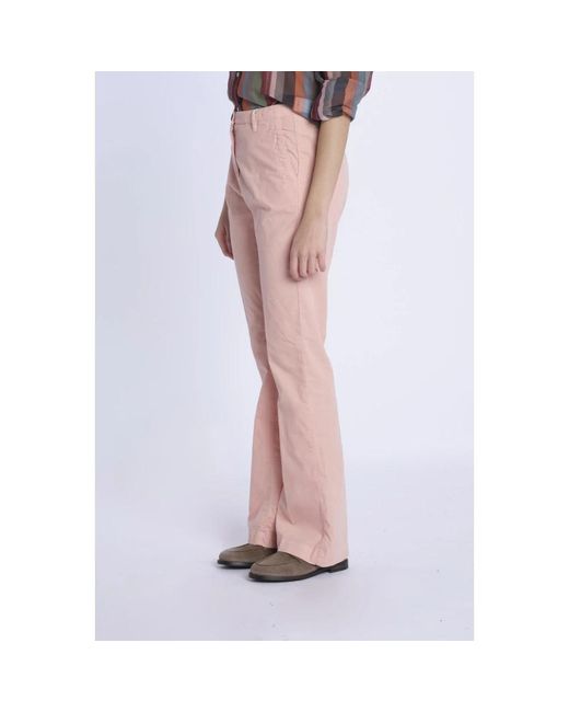 Massimo Alba Pink Wide Trousers