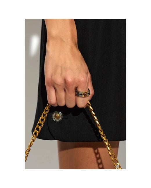 Rings di Versace in Metallic