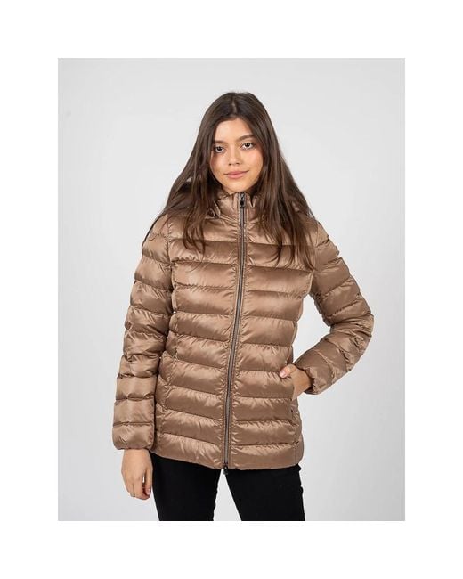 Winter Jackets Geox de color Brown