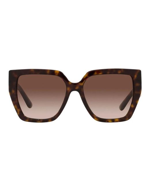 Dolce & Gabbana Brown Dg4438 Dg Crossed Sunglasses