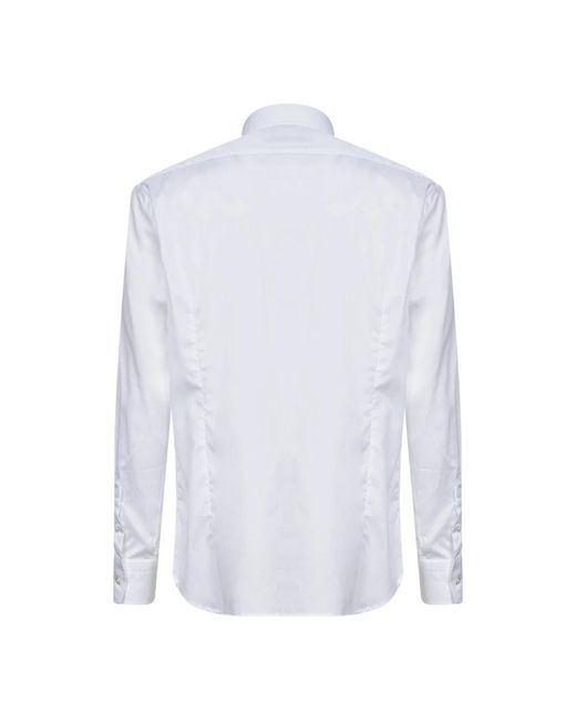 D4.0 White Formal Shirts for men