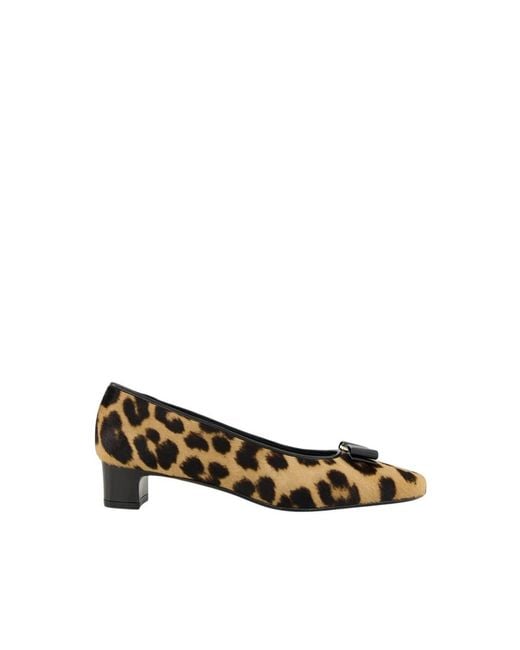 Ferragamo Brown Pumps